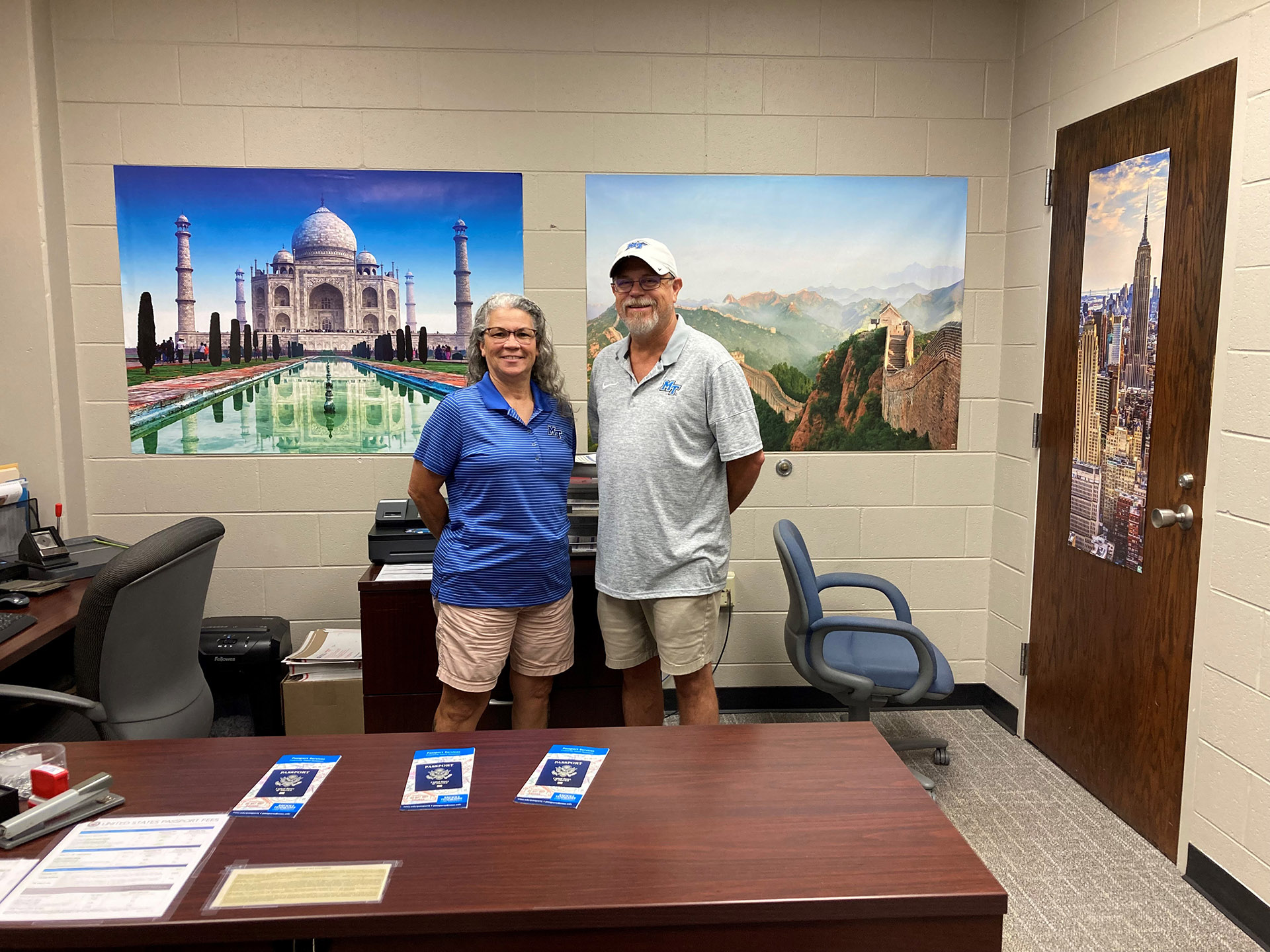 Betty and Greg - Passport Clerks